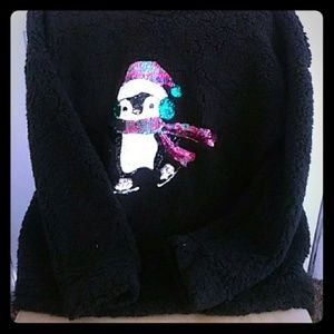 Time and Tru Women's 2XL 20 Plush Penquin Pullover